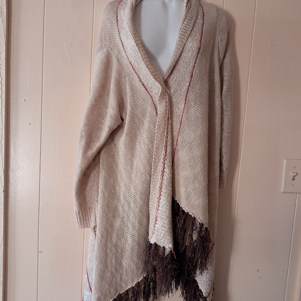ARIAT  Cardigan Open  Women  Size M Beige